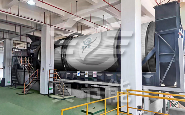 生化污泥干燥設備案例現(xiàn)場